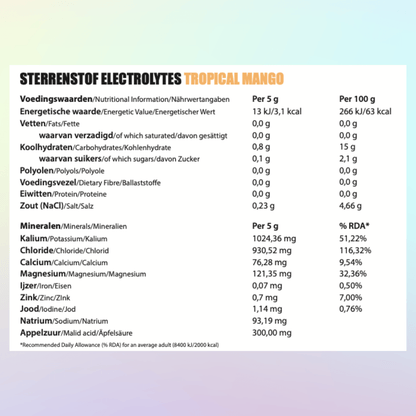 Sterrenstof Electrolytes