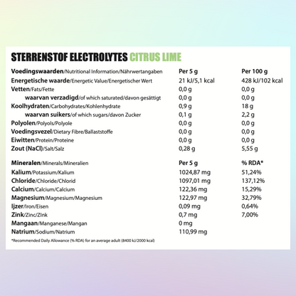 Sterrenstof Electrolytes