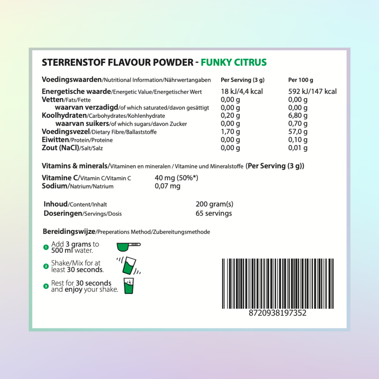 Sterrenstof Flavour Powder