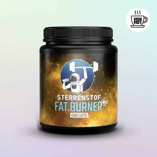 Sterrenstof Fatburner Chai Latte Special Edition – vetverbrander in chai latte smaak, ideaal als warme drank.