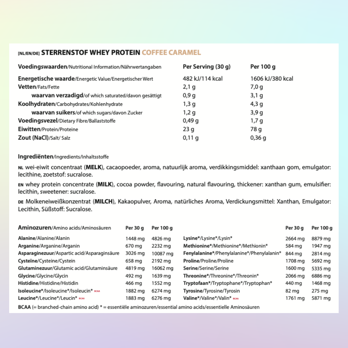 Sterrenstof Whey Protein